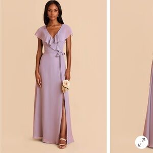 Birdy Grey Lavender chiffon Jackson Dress